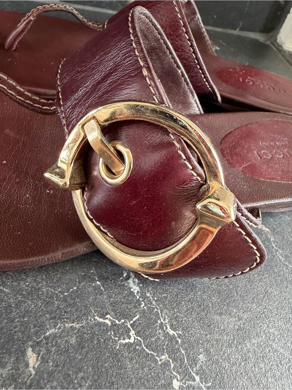 Gucci Horsebit Leather Sandals - Picture 6 of 11